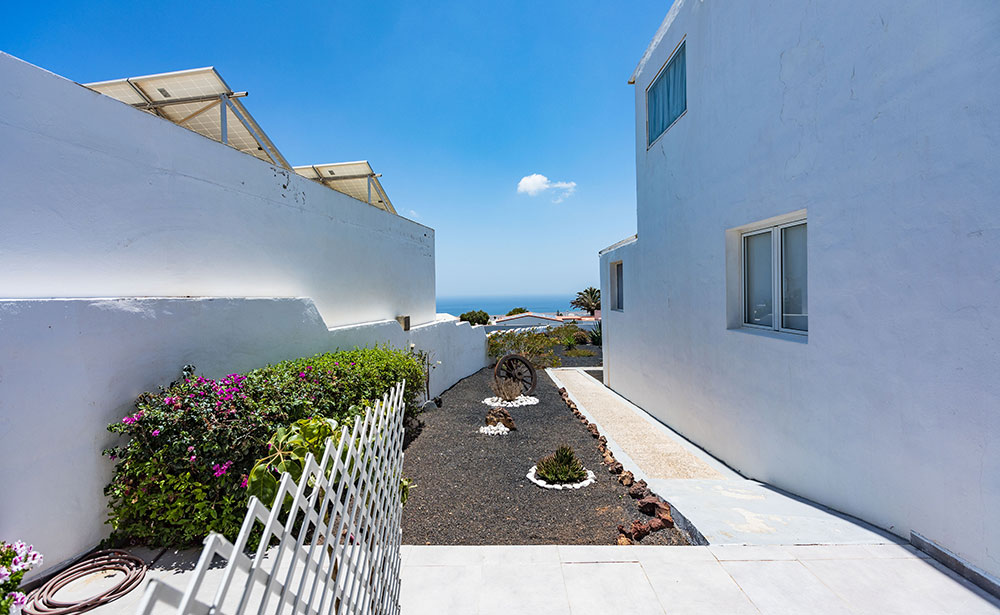 Terrasse de l'appartement Famara à Lanzarote