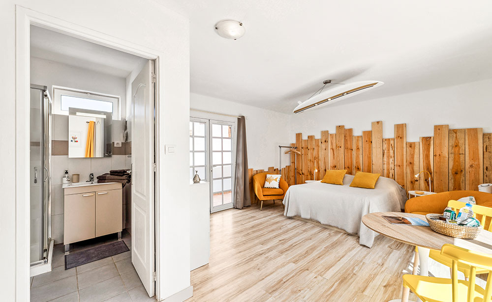Cuisine équipée de l'appartement Guanapay à Lanzarote